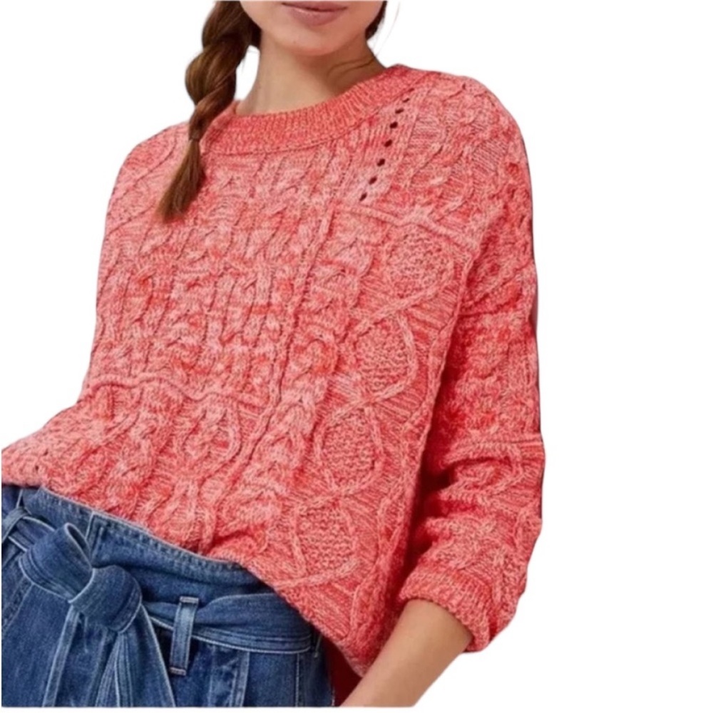 Pilcro (Anthropologie) cable knit oversized sweater size M excellent condition